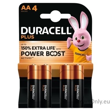 Duracell AA Plus Power Boost batteries 4 pcs