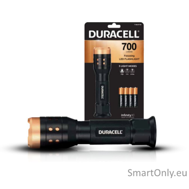 Duracell Aluminum Focusing LED Flashlight 700 Lumens prožektorius Duracell Aluminum Focusing LED Flashlight 700 Lumens prožektorius