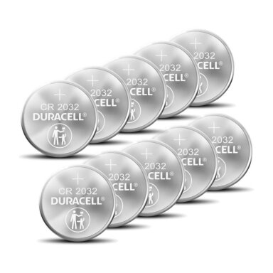 Duracell CR2032 Lithium batteries 10 psc
