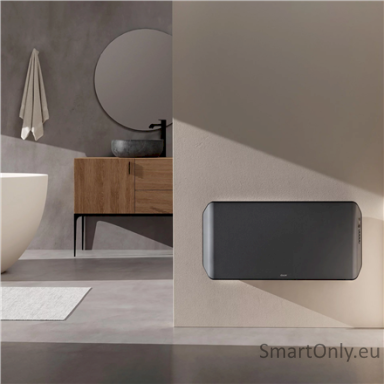 Duux Edge 2000 Smart Convector Heater 2000 W, Suitable for rooms up to 30 m², Gray, Indoor, Remote Control via Smartphone, IP24 Duux Edge 2000 Smart Convector Heater 2000 W, Suitable for rooms up to 30 m², Gray, Indoor, Remote Control via Smartphone, IP24