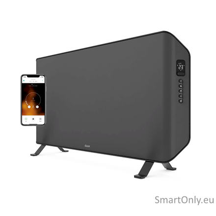 Duux Edge 2000 Smart Convector Heater 2000 W, Suitable for rooms up to 30 m², Gray, Indoor, Remote Control via Smartphone, IP24 Duux Edge 2000 Smart Convector Heater 2000 W, Suitable for rooms up to 30 m², Gray, Indoor, Remote Control via Smartphone, IP24