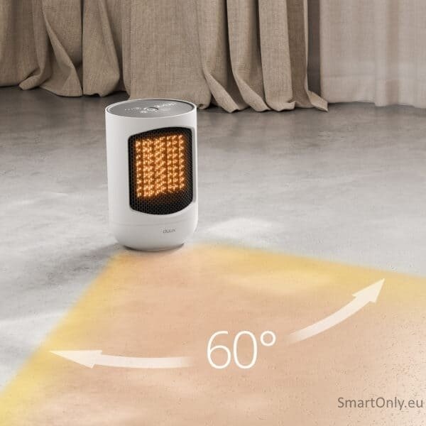 Duux Zone Personal Ceramic Heater | Ceramic Heater | 600/900/1500 W | White | IP21 2 Duux Zone Personal Ceramic Heater | Ceramic Heater | 600/900/1500 W | White | IP21 2
