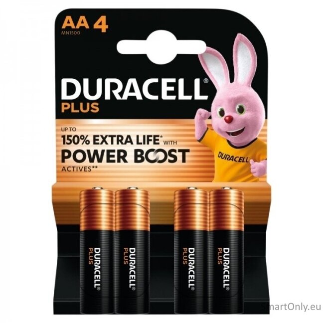 Duracell AA Plus Power Boost batteries 4 pcs