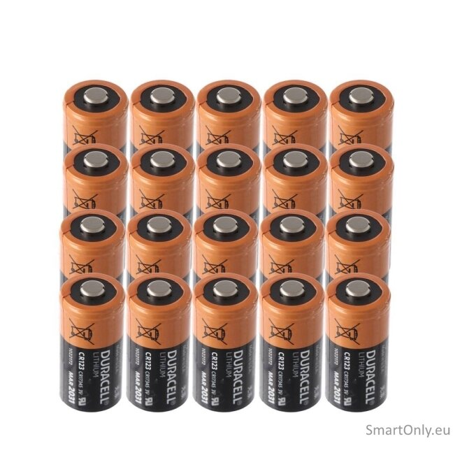 Duracell CR123 ličio baterijos 20 vnt. Duracell CR123 ličio baterijos 20 vnt.