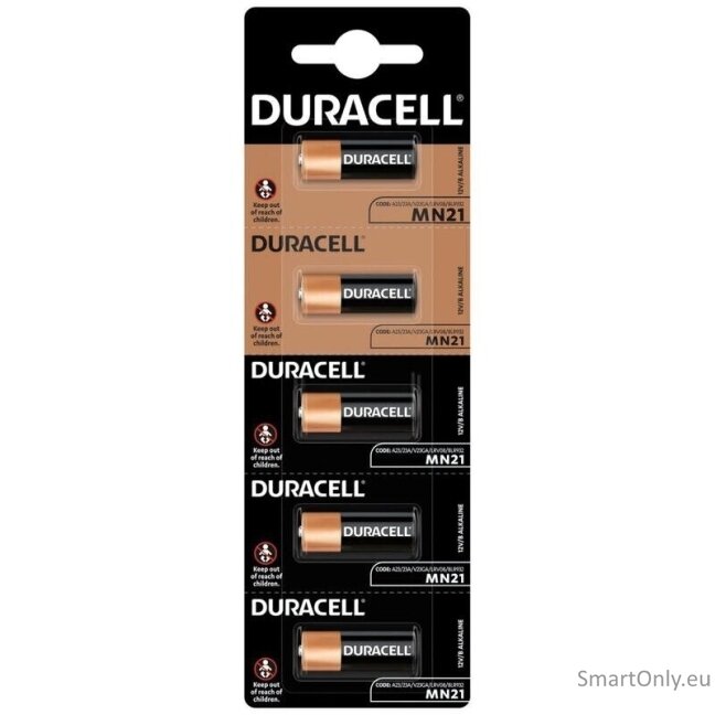 Duracell MN21 23A šarminės baterijos 5 vnt.