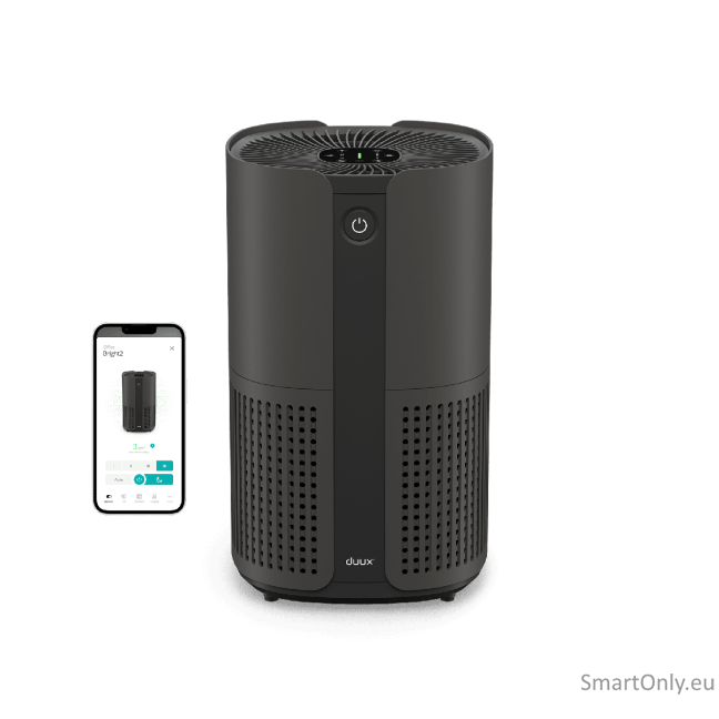 Duux Smart Air Purifier | Bright 2 | 4-22 W | Suitable for rooms up to 42 m² | Black Duux Smart Air Purifier | Bright 2 | 4-22 W | Suitable for rooms up to 42 m² | Black