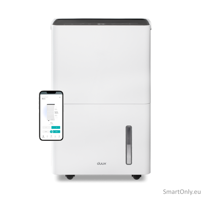 Duux Smart Dehumidifier | Bora | Suitable for rooms up to 50 m² | Water tank capacity 4 L | White