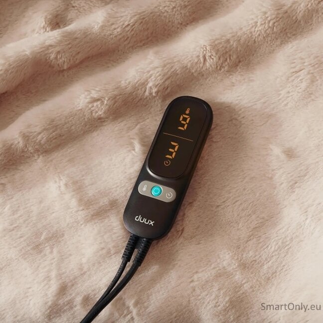 Duux Yentl Heated Overblanket, 200 x 200 cm | DXOB12 | Number of heating levels 9 | Number of persons 1 | Washable | Remote control | Premium faux fur | 200 W | Bubble Gray 4 Duux Yentl Heated Overblanket, 200 x 200 cm | DXOB12 | Number of heating levels 9 | Number of persons 1 | Washable | Remote control | Premium faux fur | 200 W | Bubble Gray 4