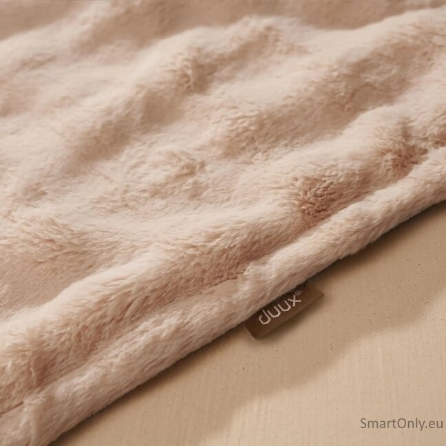 Duux Yentl Heated Overblanket, 200 x 200 cm | DXOB12 | Number of heating levels 9 | Number of persons 1 | Washable | Remote control | Premium faux fur | 200 W | Bubble Gray 5