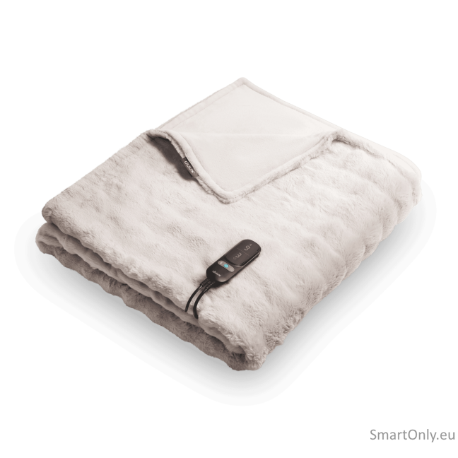 Duux Yentl Heated Overblanket, 200 x 200 cm | DXOB12 | Number of heating levels 9 | Number of persons 1 | Washable | Remote control | Premium faux fur | 200 W | Bubble Gray Duux Yentl Heated Overblanket, 200 x 200 cm | DXOB12 | Number of heating levels 9 | Number of persons 1 | Washable | Remote control | Premium faux fur | 200 W | Bubble Gray