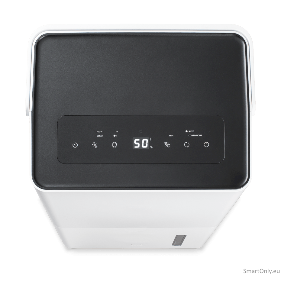 Duux Smart Dehumidifier | Bora | Suitable for rooms up to 50 m² | Water tank capacity 4 L | White 6 Duux Smart Dehumidifier | Bora | Suitable for rooms up to 50 m² | Water tank capacity 4 L | White 6