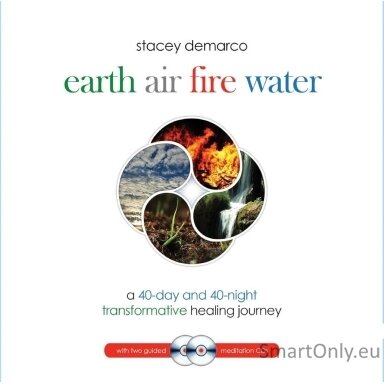 Earth Air Fire Water knyga ir 2 CD meditacijoms Blue Angel