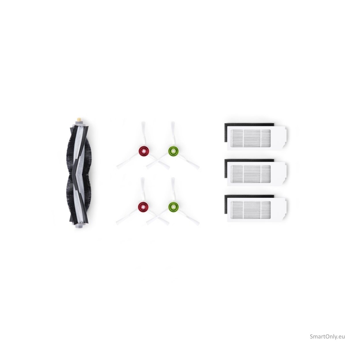 Ecovacs Service Kit D-KT01-0022 1x Main Brush, 2x Side Brushes (White), 3x High Efficiency Filters, Suitable for DEEBOT T10 Family 4 Ecovacs Service Kit D-KT01-0022 1x Main Brush, 2x Side Brushes (White), 3x High Efficiency Filters, Suitable for DEEBOT T10 Family 4