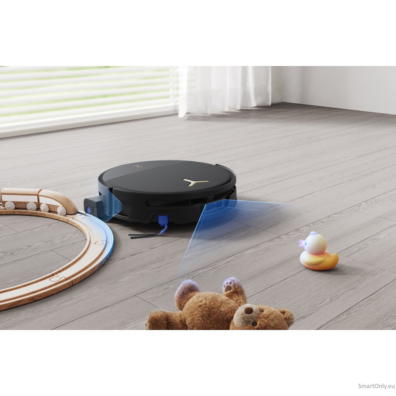 Ecovacs DEEBOT T90S PRO OMNI Vacuum Cleaner,Robot,Wet&Dry,40000Pa,TruEdge 3.0,ZeroTangle 4.0,OZMO Roller 3.0,Black+OMNI Auto-Empty Station 18