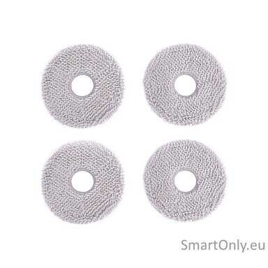 Ecovacs Washable Improved Mopping Pads for OZMO Turbo Mopping Systems of X1 OMNI/X1 TURBO/T10 TURBO/ T20 OMNI/X2 OMNI D-WP04-0012 4 pc(s) Ecovacs Washable Improved Mopping Pads for OZMO Turbo Mopping Systems of X1 OMNI/X1 TURBO/T10 TURBO/ T20 OMNI/X2 OMNI D-WP04-0012 4 pc(s)