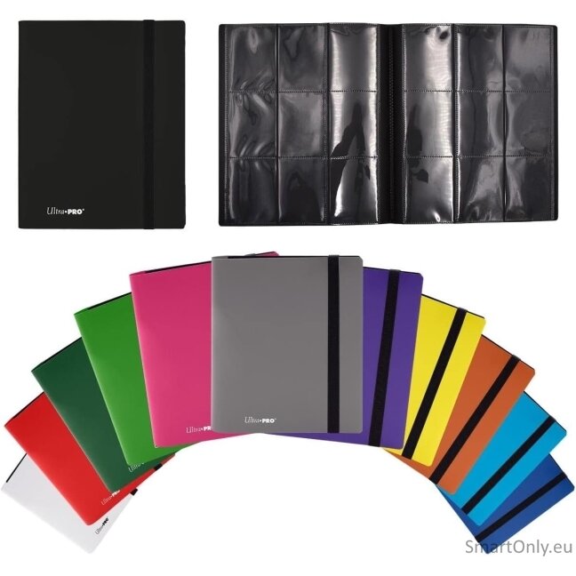 Eclipse PRO-Binder Jet Black 9 kišenių segtuvas Pokémon kortelėms Ultra Pro 1