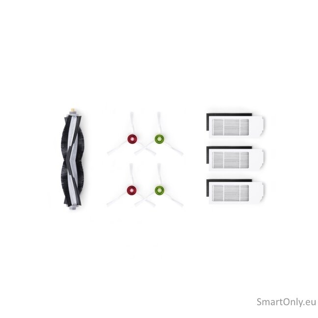Ecovacs Service Kit D-KT01-0022 1x Main Brush, 2x Side Brushes (White), 3x High Efficiency Filters, Suitable for DEEBOT T10 Family Ecovacs Service Kit D-KT01-0022 1x Main Brush, 2x Side Brushes (White), 3x High Efficiency Filters, Suitable for DEEBOT T10 Family