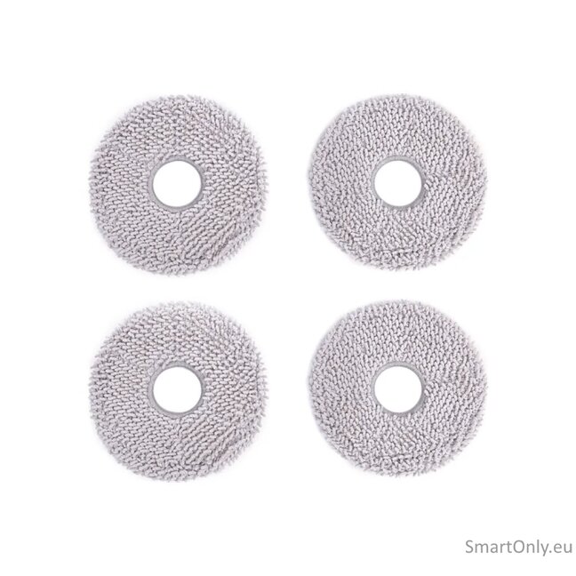 Ecovacs Washable Improved Mopping Pads for OZMO Turbo Mopping Systems of X1 OMNI/X1 TURBO/T10 TURBO/ T20 OMNI/X2 OMNI D-WP04-0012 4 pc(s) 1