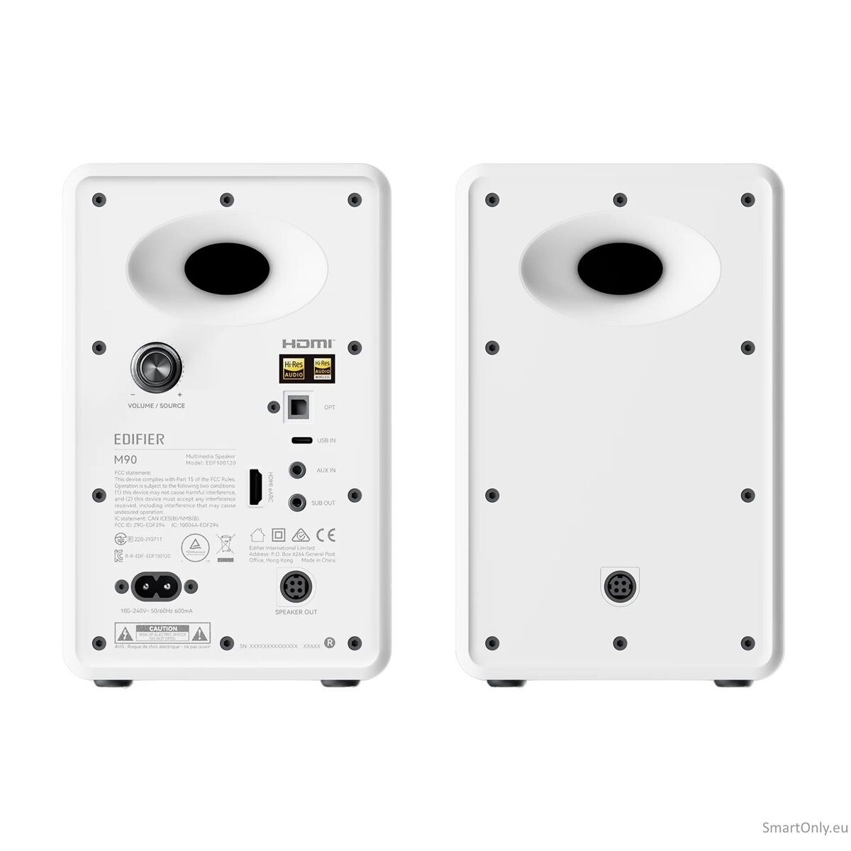 Edifier M90 Compact Active 2.0 Speakers, White 11 Edifier M90 Compact Active 2.0 Speakers, White 11