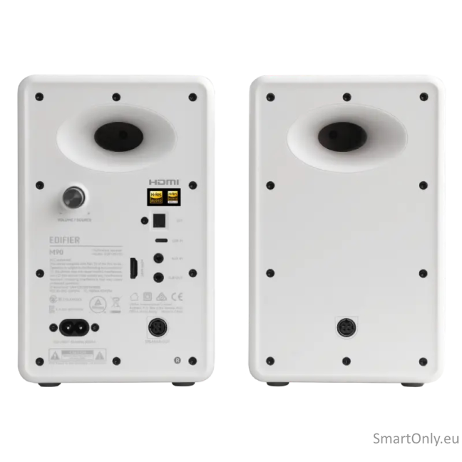 Edifier M90 Compact Active 2.0 Speakers, White 4