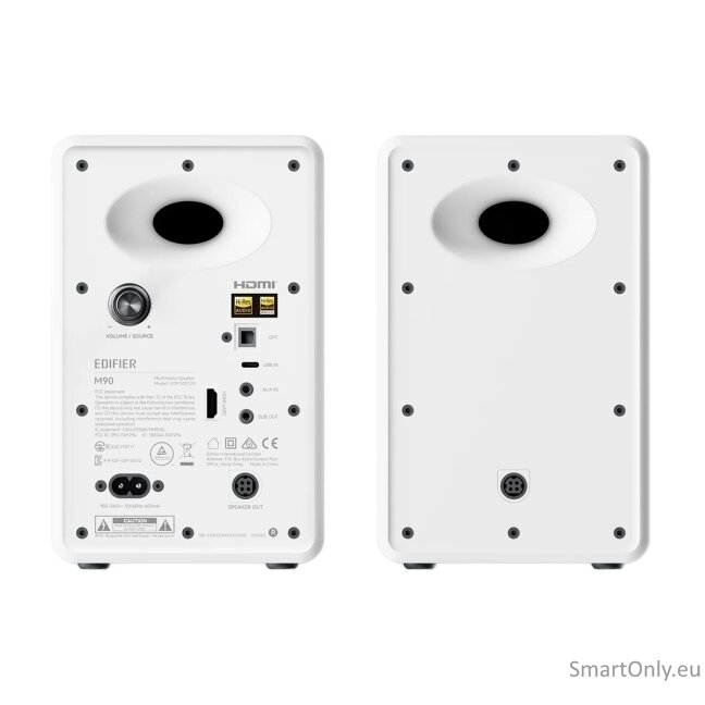 Edifier M90 Compact Active 2.0 Speakers, White 11 Edifier M90 Compact Active 2.0 Speakers, White 11
