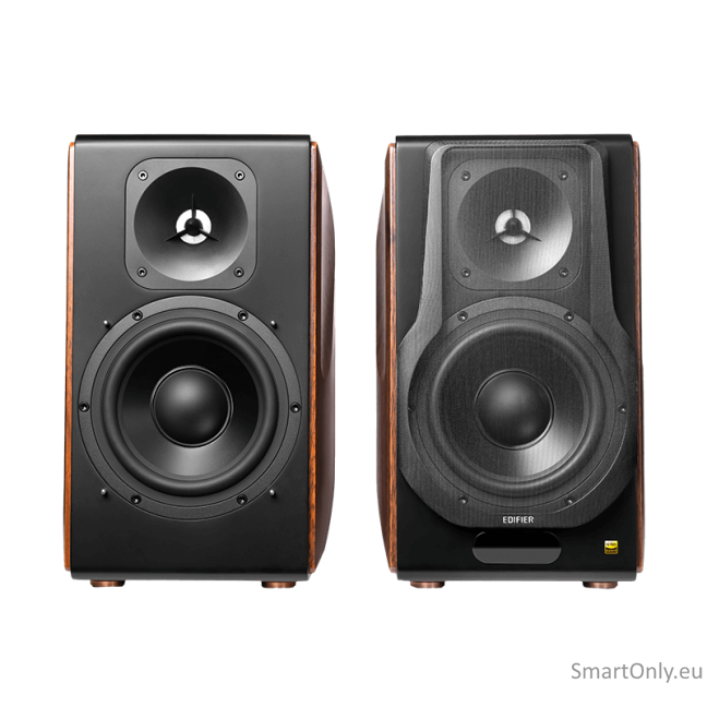 Edifier S3000MK II Premium Wireless 2.0 Bookshelf Speakers, Brown 1