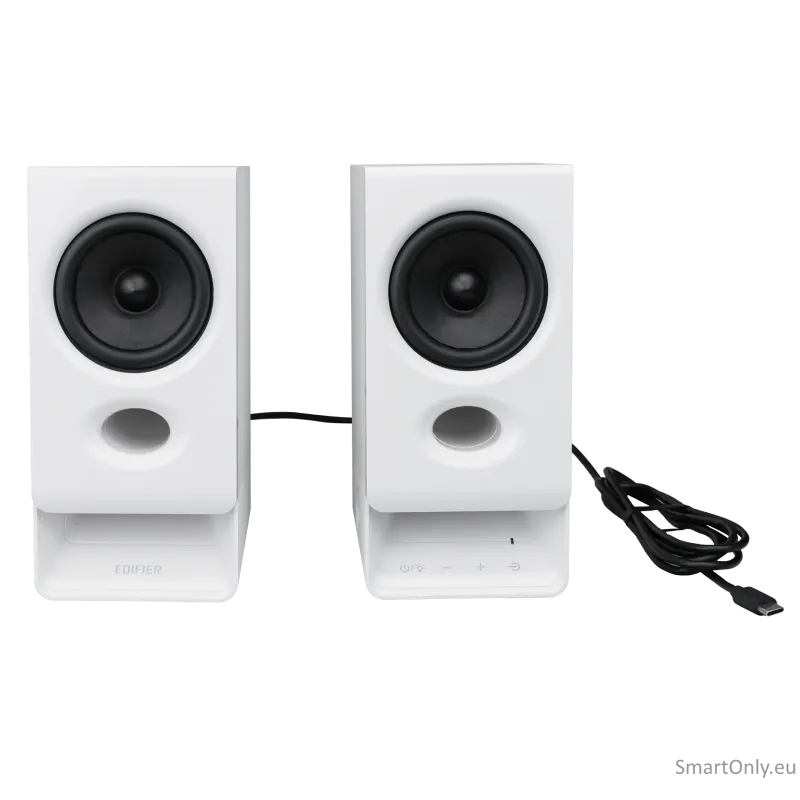 Edifier R20BT Compact Bluetooth 2.0 Speakers with Ambient Light, White 3