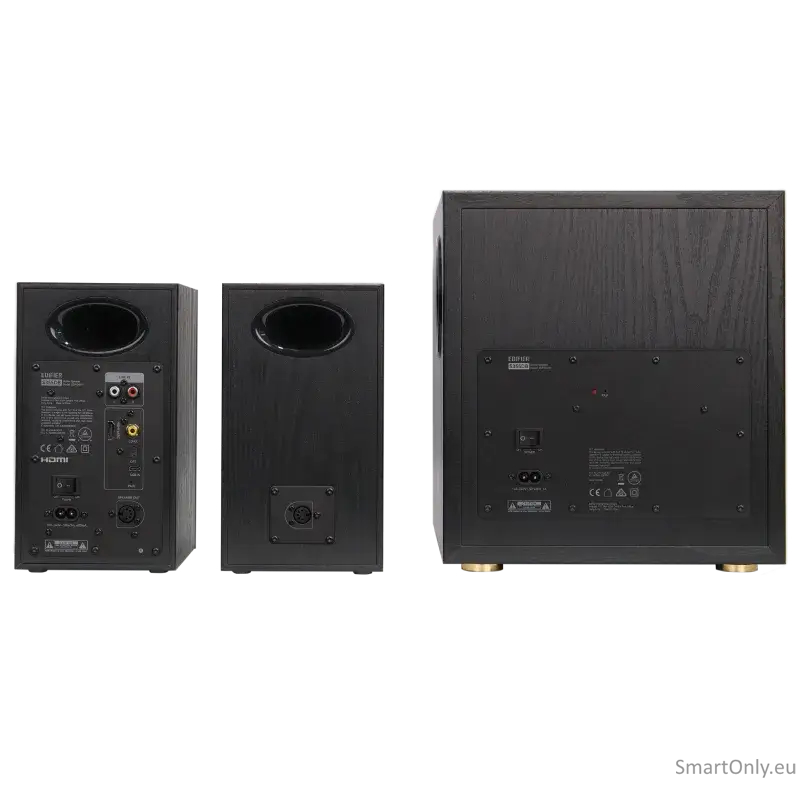 Edifier S355DB Bookshelf Speaker and Subwoofer 2.1 Speaker System, Black EU Plug 2