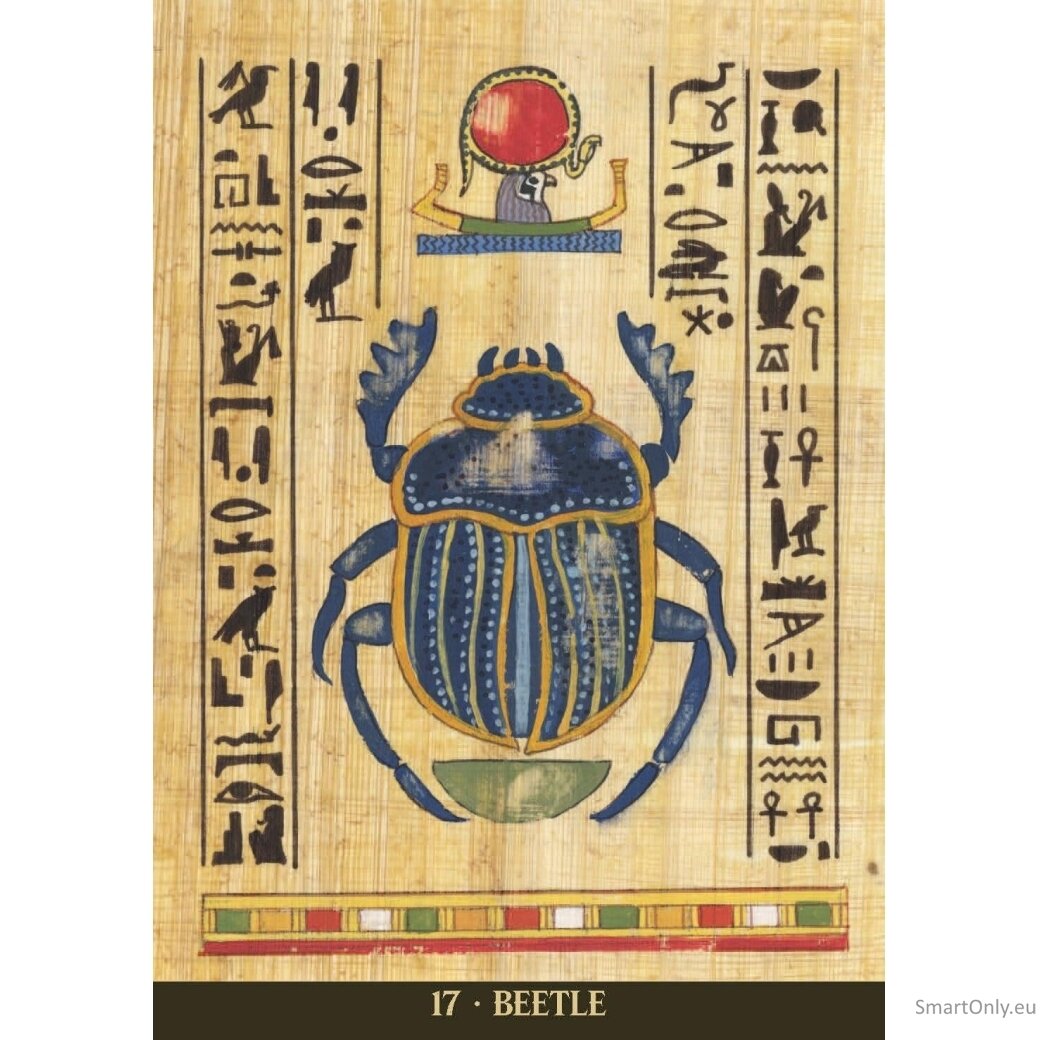 Egyptian Sacred Animals Oracle kortos Lo Scarabeo 2