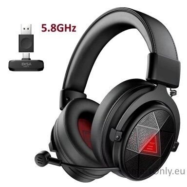EKSA E900X 5.8GHz Wireless 7.1 ENC Gaming belaidės ausinės EKSA E900X 5.8GHz Wireless 7.1 ENC Gaming belaidės ausinės
