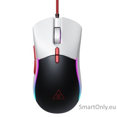 Eksa EM200 Gaming laidinė kompiuterio pelė White Eksa EM200 Gaming laidinė kompiuterio pelė White