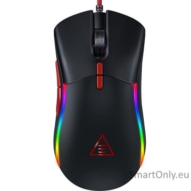 Eksa EM200 Gaming laidinė kompiuterio pelė Black Eksa EM200 Gaming laidinė kompiuterio pelė Black