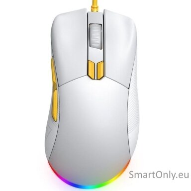 EKSA EM500 Gaming laidinė kompiuterio pelė White EKSA EM500 Gaming laidinė kompiuterio pelė White