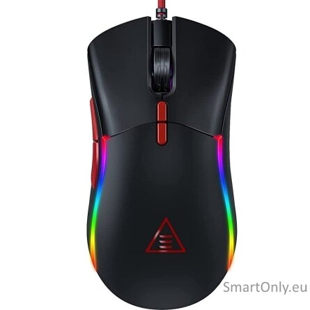 Eksa EM200 Gaming laidinė kompiuterio pelė Black Eksa EM200 Gaming laidinė kompiuterio pelė Black