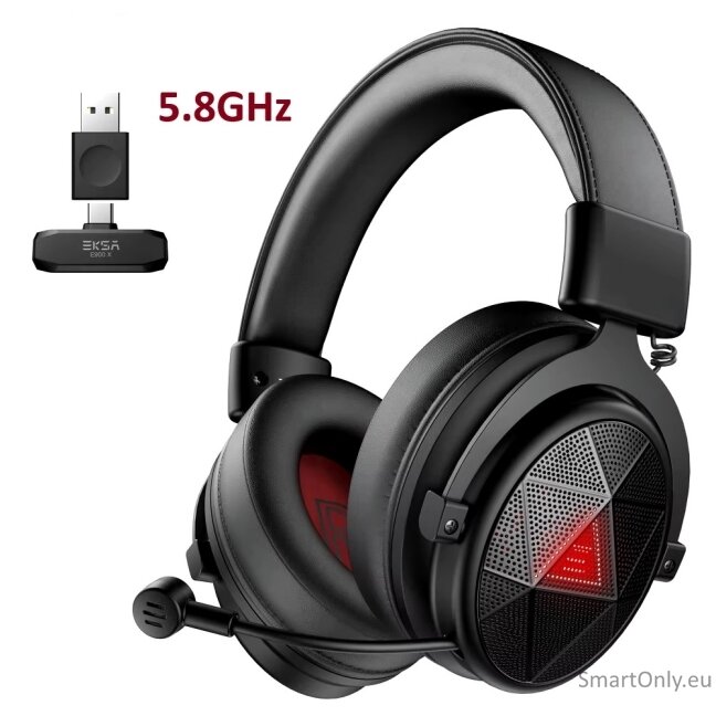 EKSA E900X 5.8GHz Wireless 7.1 ENC Gaming belaidės ausinės EKSA E900X 5.8GHz Wireless 7.1 ENC Gaming belaidės ausinės