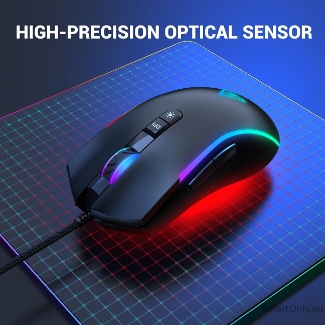 EKSA EM110 Gaming mouse RGB Black 6