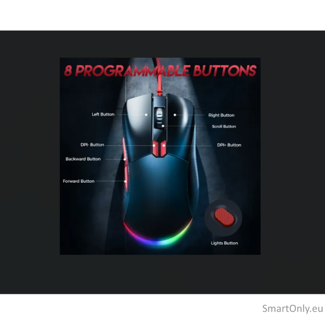 EKSA EM500 Gaming Mouse Black 2 EKSA EM500 Gaming Mouse Black 2