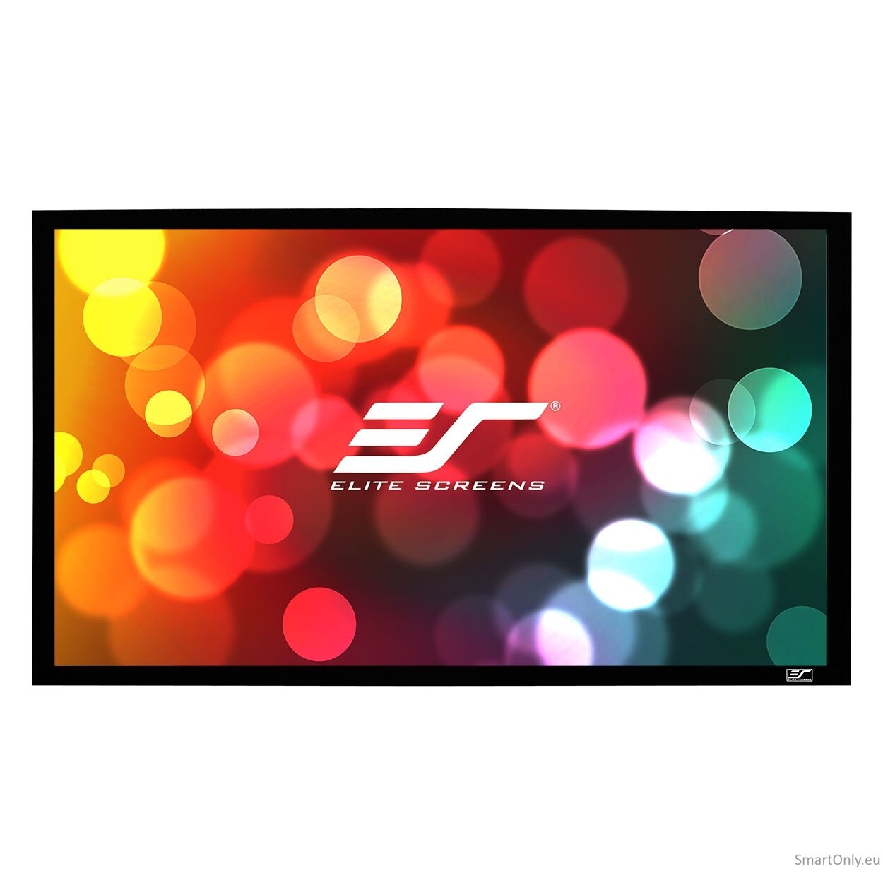 Elite Screens | SableFrame Series | ER100WH1 | Diagonal 100 " | 16:9 | Viewable screen width (W) 221 cm | Black Elite Screens | SableFrame Series | ER100WH1 | Diagonal 100 " | 16:9 | Viewable screen width (W) 221 cm | Black