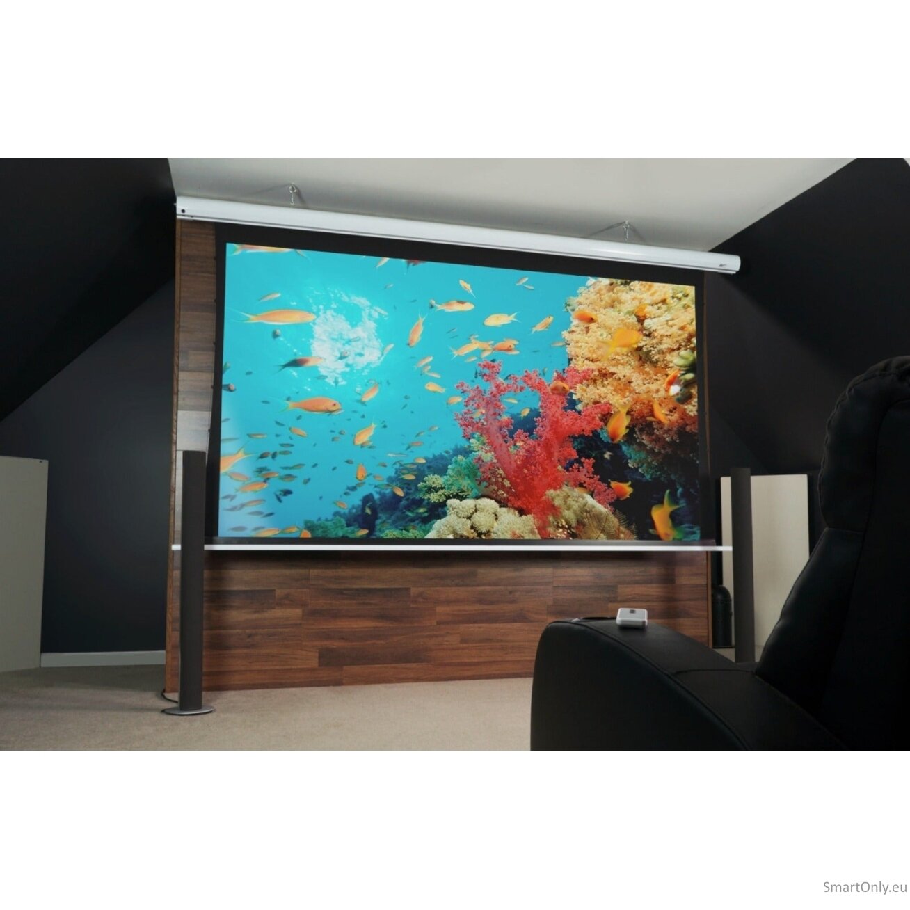 Elite Screens Electric Projection Screen, White | SKT150XHW2 | Diagonal 150 " | 16:9 5