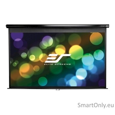 Elite Screens Manual Series M100XWH Diagonal 100 ", 16:9, Viewable screen width (W) 221 cm, White Elite Screens Manual Series M100XWH Diagonal 100 ", 16:9, Viewable screen width (W) 221 cm, White