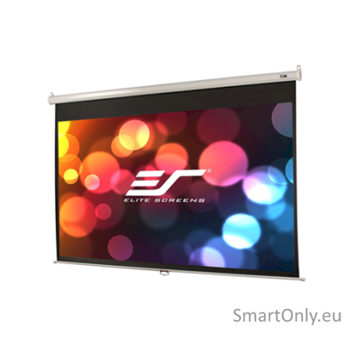 Elite Screens Manual Series M106XWH Diagonal 106 ", 16:9, Viewable screen width (W) 235 cm, White Elite Screens Manual Series M106XWH Diagonal 106 ", 16:9, Viewable screen width (W) 235 cm, White