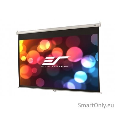 Elite Screens Manual Screens M150XWH2 Diagonal 150 ", 16:9, Viewable screen width (W) 332 cm, White 7