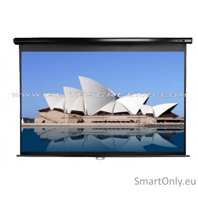 Elite Screens Manual Series M99UWS1 Diagonal 99 ", 1:1, Viewable screen width (W) 178 cm, Black 7