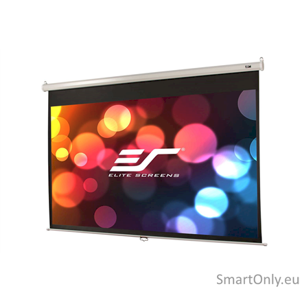 Elite Screens Manual Series M106XWH Diagonal 106 ", 16:9, Viewable screen width (W) 235 cm, White 1