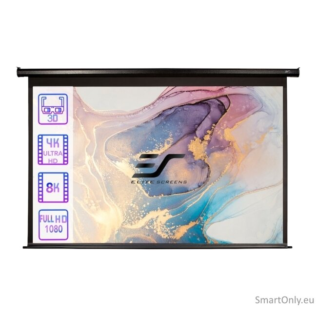 Elite Screens | Spectrum Series | Electric125H | Diagonal 125 " | 16:9 | Viewable screen width (W) 277 cm | Black 10 Elite Screens | Spectrum Series | Electric125H | Diagonal 125 " | 16:9 | Viewable screen width (W) 277 cm | Black 10