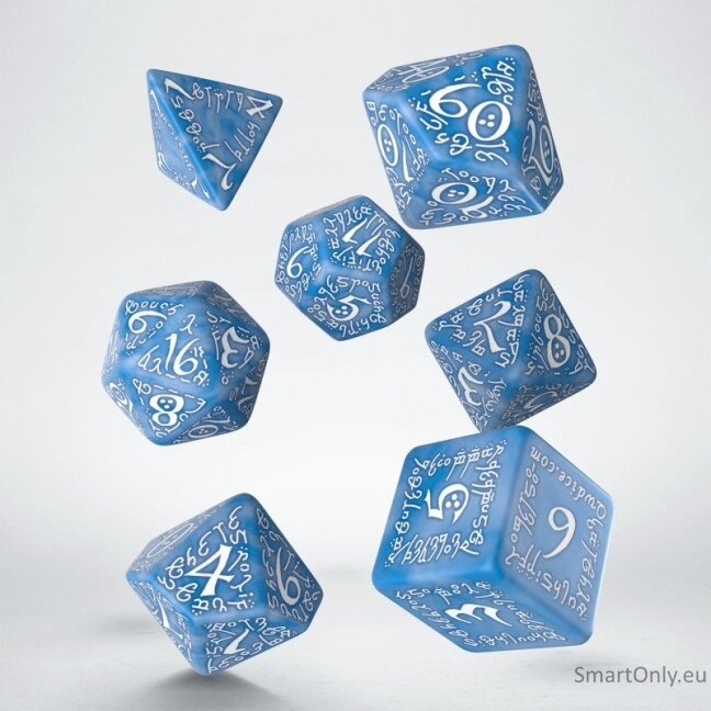 Elvish kauliukų rinkinys mėlynos ir baltos sp 4 Elvish kauliukų rinkinys mėlynos ir baltos sp 4