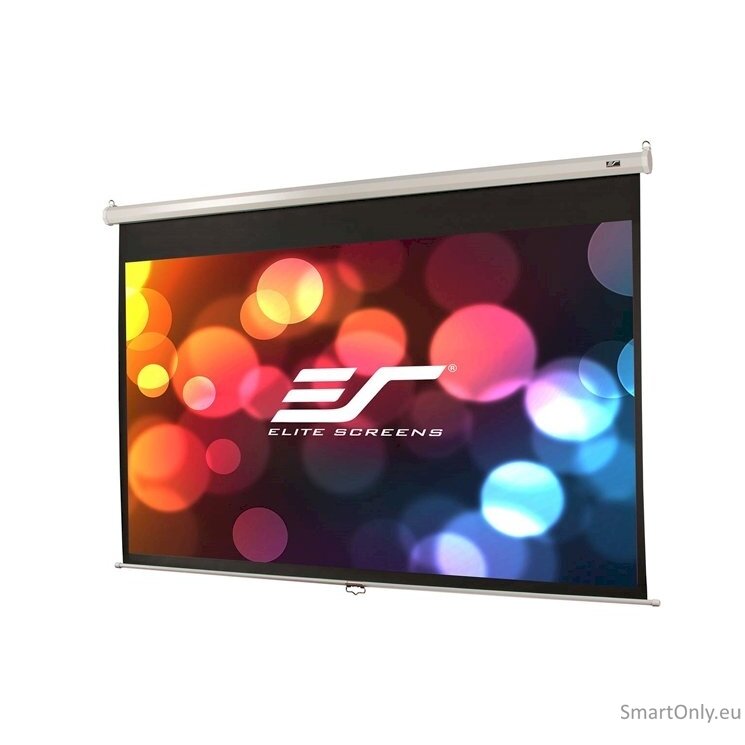 Elite Screens Manual Series M94NWX Diagonal 94 ", 16:10, Viewable screen width (W) 202 cm, White 2 Elite Screens Manual Series M94NWX Diagonal 94 ", 16:10, Viewable screen width (W) 202 cm, White 2