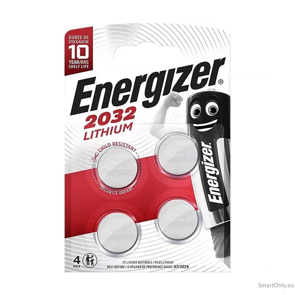 Energizer CR2032 Ultimate monetinės ličio baterijos, 4 vnt. Energizer CR2032 Ultimate monetinės ličio baterijos, 4 vnt.