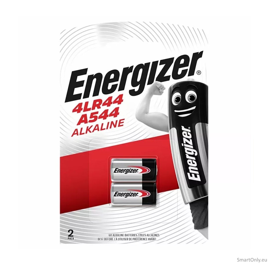Energizer 4LR44/A544 šarminės baterijos, 2 vnt. Energizer 4LR44/A544 šarminės baterijos, 2 vnt.