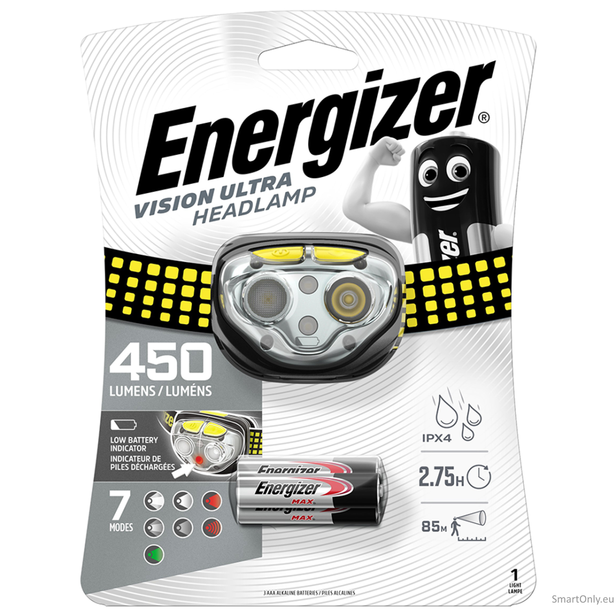 Energizer Vision Ultra Headlamp UPN-158411 prožektorius ant galvos Energizer Vision Ultra Headlamp UPN-158411 prožektorius ant galvos